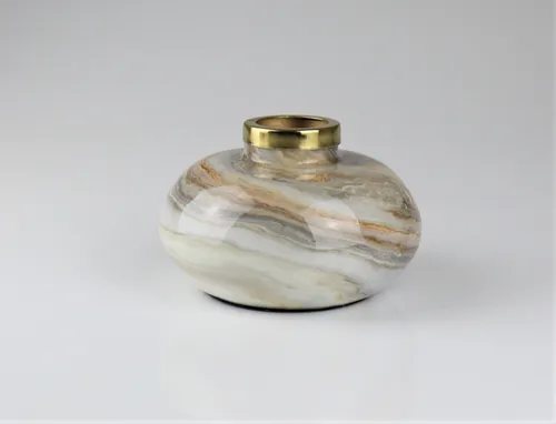 AM Design Dekovase aus Glas, BxH: 14,5x10,5 cm