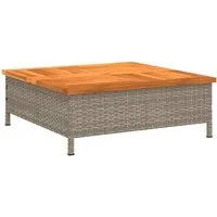 vidaXL Gartentisch mit Sonnenschirmloch aus Akazienholz von vidaXL