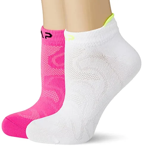 CMP Socke Füßlinge, Bianco/Pink Fluo, 36/38, 3I96877
