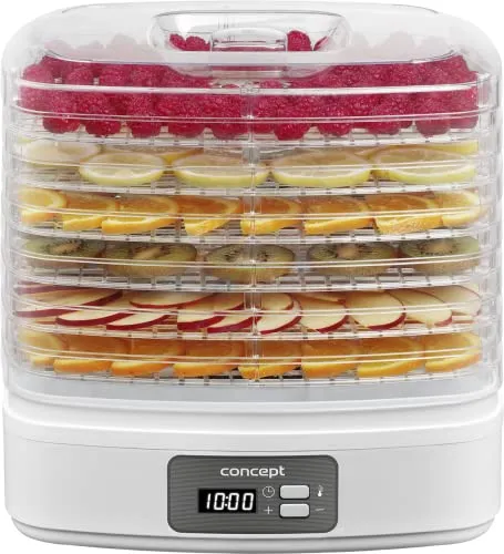 Concept Trockenschrank W SO2080 (SO-2080) - Effizienter Dörrautomat für schonendes Trocknen von Lebensmitteln, kompakt und benutzerfreundlich, ideal für die Vorratshaltung.