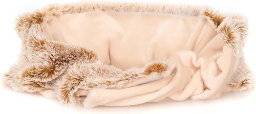 Habibi Plush Premium Wärmegürtel creme - Heizdecken mit herausnehmbarem Körnersäckchen, 100% natürliche Hirsekörnerfüllung und ätherischen Ölen für entspannende Wärme und Wohlbefinden.