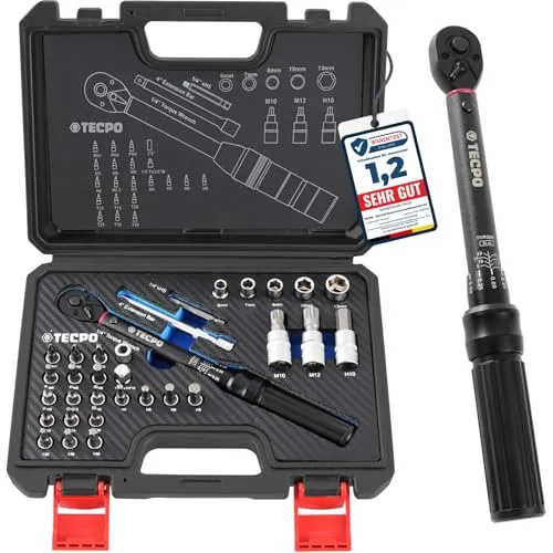 TECPO Fahrrad Drehmomentschlüssel Set 1/4