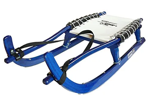 Freizeitrodel German Luge 120D blau mit Lenkriemen