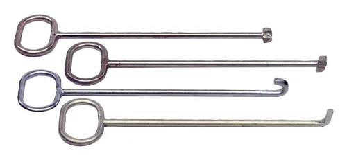 Härke Kanaldeckelheber 800 mm L-Haken - 480012 - Kanaldeckelheber & Absperrblasen, robust und langlebig für sicheres Anheben von Kanaldeckeln, ideal für professionelle Anwendungen.