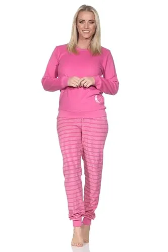 Normann Damen Langarm Frottee Pyjama von Normann