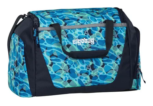 ergobag Sporttasche mit Nassfach - Sporttasche mit 20 Litern Volumen, ideal für Fußball, Tanz oder Schwimmen. Getrenntes Haupt- und Nassfach sorgt für Ordnung und Hygiene.