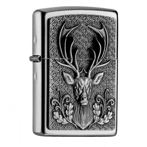 ZIPPO satiniert Deer 2004736 in silber von Zippo GmbH