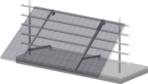 Produktbild Zelsius Universal Aluminium Solarmodul Balkonhalterung Set