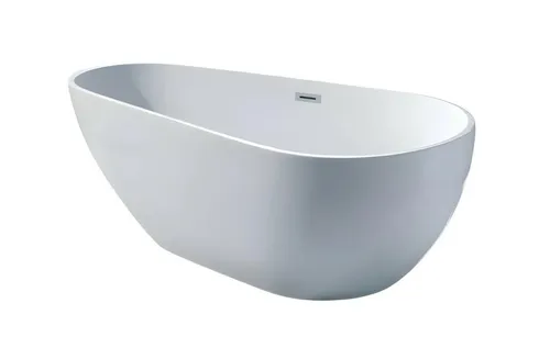 Komfortwanne 170x85 cm - Designwanne aus Acryl - Moderne Badewanne mit ovaler Form, freistehend und aus hochwertigem Acryl. Ideal für entspannende Momente im Badezimmer. Maße: 170 x 85 x 58 cm, Herstellergarantie: 2 Jahre.
