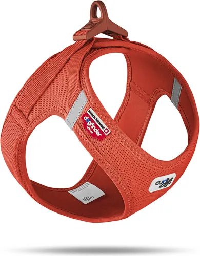Curli Air-Mesh, Hund, Weste, 3XS, Rot, Polyester, Chihuahua, Dackel, Jack Russell Terrier, Spitz, Pudel, Französische Bulldogge, Yorkshire Terrier