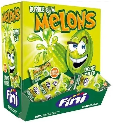 Fini Melons Bubble Gum in grün von Fini