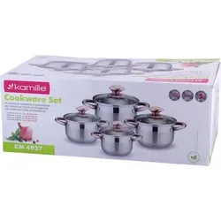 KAMILLE 8-teiliges Topfset Induktion