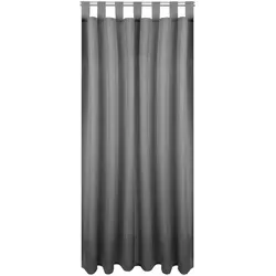 Bestlivings Dekoschal Ellen Schlaufen, 140x145 cm - Anthrazit