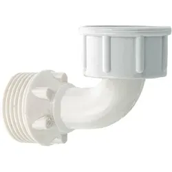 tecuro Winkelstück 3/4 Zoll AG/IG - Ideale Lösung für beengte Einbauverhältnisse - Sanitärinstallation: 90° Winkelstück für einfache Montage an Zapfhähnen oder Waschmaschinen, sorgt für optimale Schlauchführung und Platzersparnis.