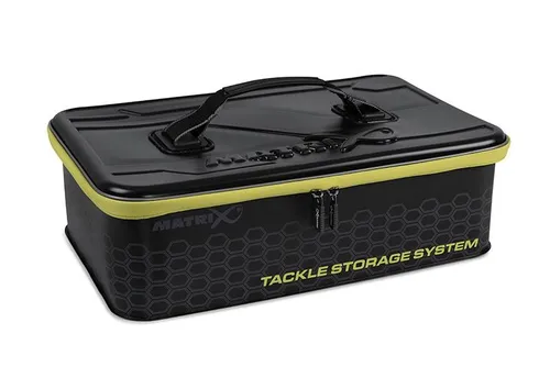 Fox Matrix Eva Tackle Storage System - Ködereimer für Friedfischangeln, mit 4 Innentaschen und geformtem Tragegriff – ideal zur organisierten Aufbewahrung von Rigs und Montagen.
