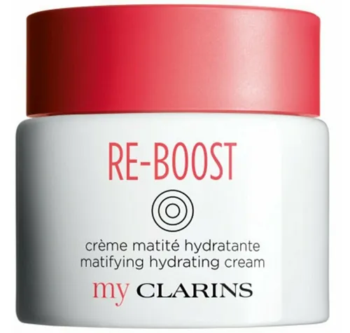 Clarins Re-Boost Mattierende Feuchtigkeitscreme 50ml - Kategorie: Lotion & Feuchtigkeitscremes. Diese Creme sorgt für ein mattes Hautbild und spendet langanhaltende Feuchtigkeit. Ideal für Mischhaut und ölige Haut.