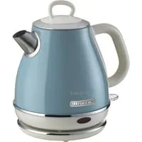Vintage Wasserkocher Blue hellblau, 1.630 Watt, 1 Liter - Wasserkocher in stilvollem Vintage-Design, 1.630 Watt Leistung für schnelles Erhitzen und 1 Liter Fassungsvermögen, ideal für Teeliebhaber.