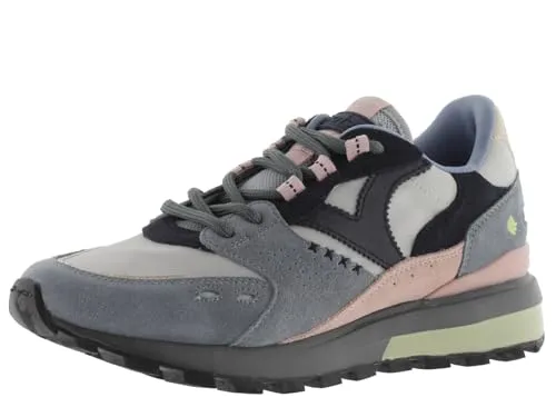 Victoria Damenschuhe Schnürer Luna Grau Freizeit - Sneaker aus Velourleder mit gut gepolsterter Innensohle und rutschhemmender Laufsohle, ideal für Alltag und Freizeit – vereinen spanische Handwerkskunst mit modernem Design.