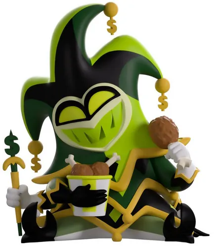 Youtooz Mammon Vinyl-Figur 11,4 cm - Sammlerstück von Mammon aus Helluva Boss – 11,4 cm hoch, detailreich und ideal für Fans. Perfekt für Regale oder Schreibtische, bringt diese Figur die Energie des Hellaverse in dein Zuhause.