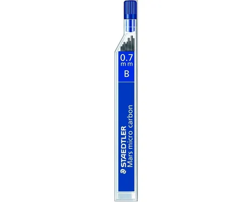 STAEDTLER Bleistift Feinminen Dose mit 12 Minen 0,7mm B