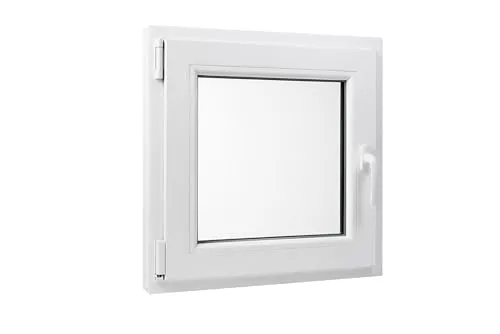 Kunststoff Fenster Dreh/Kipp 50 cm x 50 cm in weiß von BRAVO the smart solution