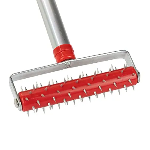 DEMA Stachelwalze 22457 - 15cm breite Stachelwalze mit verstellbarem Teleskopgriff (59,5-102cm) für einfaches Perforieren von Tapeten, ideal für schwer zugängliche Stellen.