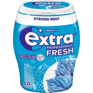 Wrigley's Extra Professional Strong Mint ohne Zucker - 12 Dosen - Süßes & Knabbereien: Erlebe den frischen Geschmack ohne Zucker, ideal für den Genuss unterwegs.