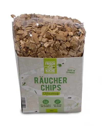 Frischluftküche Räucherchips Kirsche - Verleihen Fleisch und Geflügel süßliches Raucharoma, geeignet für Räuchern mit Räucherbox, Smoker, Gasgrill, Holzkohlegrill - Kirschholz, 750g