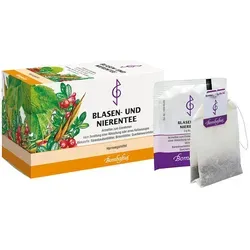 BLASEN- UND NIERENTEE BOMBASTUS - Pflanzliches Arzneimittel zur Unterstützung bei Blasen- und Nierenproblemen, enthält Bärentraubenblätter und Birkenblätter für eine effektive Therapie.
