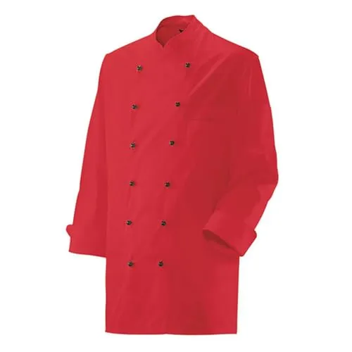 EXNER Unisex Koch-Jacke, Langarm, rot, Größe 4XL von Exner