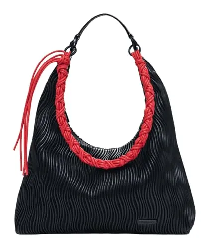Produktbild Desigual Litio Schultertasche 35 cm schwarz