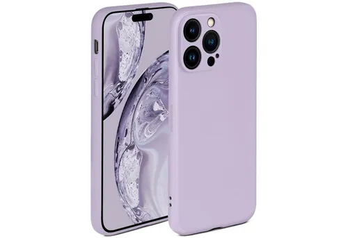 ONEFLOW Handyhülle für iPhone 14 Pro Max Hülle Silikon Soft Case Flieder 6,7 Zoll, Silikonhülle Cover Dünn Handytasche TPU Schutzhülle mit Kameraschutz
