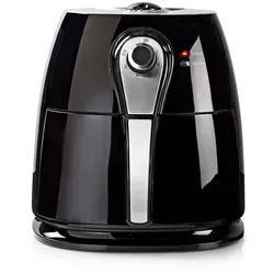 Nedis Heißluft Friteuse 3 l - Fettfreies Kochen leicht gemacht - Kompaktfriteusen mit 3 l Fassungsvermögen und Hochgeschwindigkeits-Heißluftzirkulation für fettfreies Garen. Ideal zum Grillen von Fleisch und Gemüse, einfach zu reinigen dank spülmaschinenfester Teile.