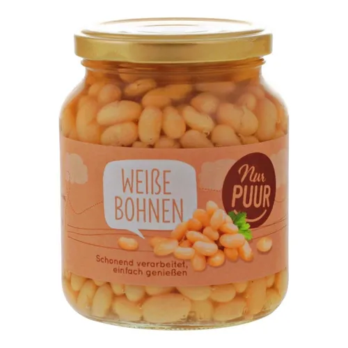 Weiße Bohnen 350g | NUR PUUR