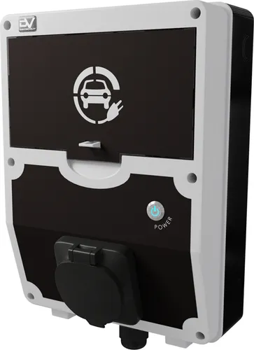 WALLBOX Ladegerät Home Ladestation 11 kW Typ 2 DOKTORVOLT 8706 - Wallbox für die Wandmontage, ideal für sicheres Laden von Elektrofahrzeugen zu Hause. Kompakt, benutzerfreundlich und mit Typ 2 16A 5P Steckdose ausgestattet.