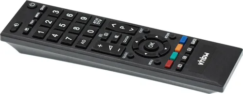 vhbw Fernbedienung kompatibel mit Toshiba 37AV605PR, 37AV607P, 37AV605PB, 37AV605PG, 37AV603PR, 37AV605P Fernseher, TV - Ersatzfernbedienung