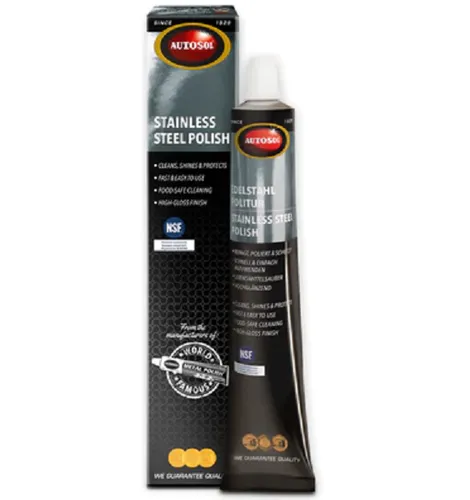 AUTOSOL Edelstahl Politur 75 ml Stainless Steel Polish Reiniger Paste Cleaner