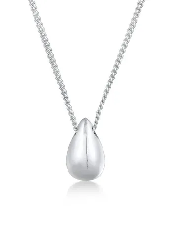 Elli Kette mit Tropfen Anhänger aus 925 Silber - Ketten mit Anhänger, zeitloses Design mit einem dezenten Tropfen Anhänger aus 925 Silber, ideal für jeden Tag und perfekt für jedes Outfit.