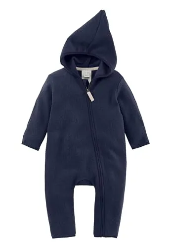 hessnatur Fleece-Overall Mädchen und Jungen Unisex aus Reiner Bio-Baumwolle | nachhaltig und fair hergestellt (Fair Wear Foundation)