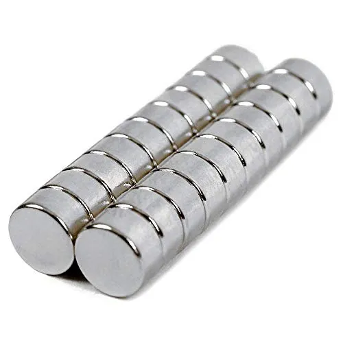 HAB&GUT -MC000-20 Mini Magnete NEODYM, extra stark N45 - für Magnettafel Kühlschrank Whiteboard 6x3mm