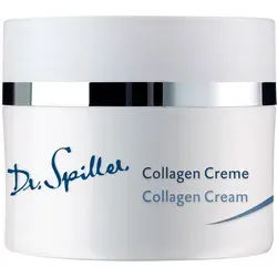 Dr.Spiller Hydro Line Collagen Creme 50 ml - Nachtpflege für trockene Haut, hydratisierend mit Avocado-Extrakt für intensive Feuchtigkeit und ein strahlendes Hautbild.