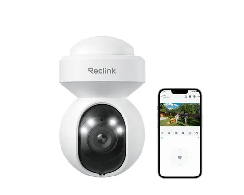 Reolink 4K 8MP PTZ Überwachungskamera mit Wi-Fi 6 - Überwachungskamera für den Außenbereich mit 4K UHD, 3X optischem Zoom und Auto-Tracking. Genießen Sie farbige Nachtsicht und smarte Erkennung für optimale Sicherheit.