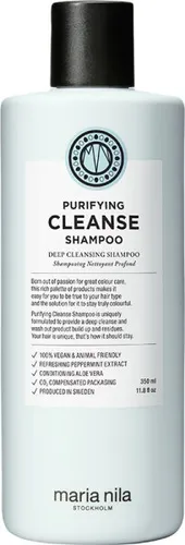 Maria Nila Purifying Cleanse Shampoo 350 ml - sanfte Reinigung für gesundes Haar, ideal für alle Haartypen