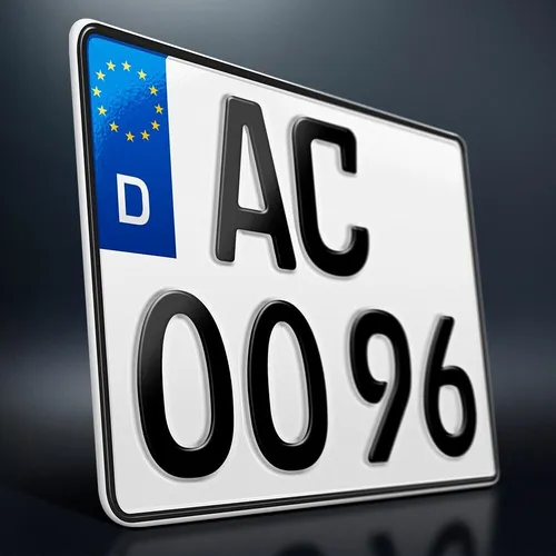 Kennzeichen | 260 x 200 mm | Motorrad | Roller | LKW | Quad | SUV | Anhänger 1