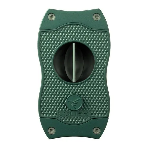 Colibri Zigarrenschneider (Diamond V-Cut / Kerbschnitt) grün