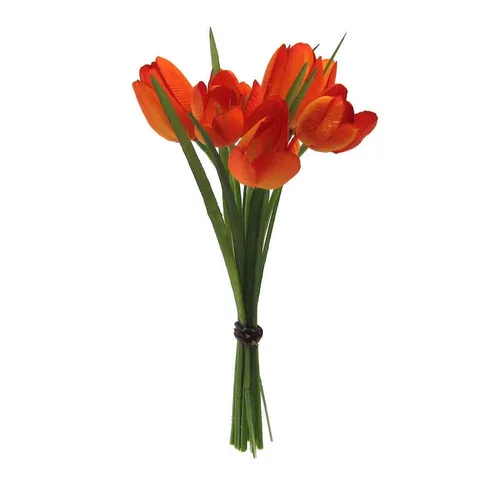 Kunstblume Kunstblume, Seidenblume MINI-TULPENBUND 23cm mit 7 Tulpen, Gasper, Höhe 23.00 cm