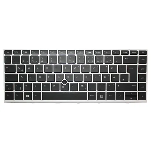 HP Probook 430 440 445 G5 Tastatur silber deutsch mit Beleuchtung  L00738-041