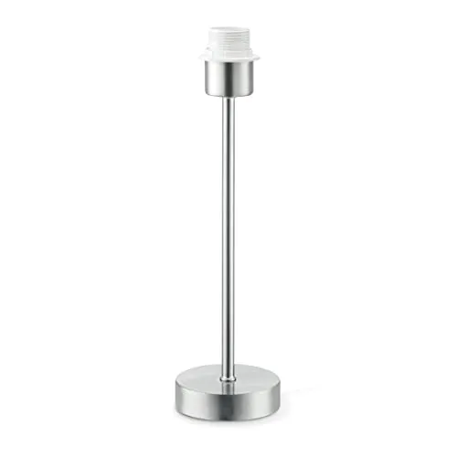 home sweet home collection Tischlampe Single mattem Stahl Design, Tischlampe im cooles Stil, DEKRA-zertifizierte Tischleuchte in Industrial Design mit E27 Fassung, Energieklasse , Maße 14x14x39cm