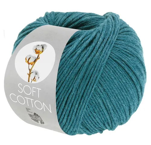 LANA GROSSA SOFT COTTON Häkelwolle, 140 m (weiches, vielseitiges Garn für höchsten Tragekomfort), 50 g