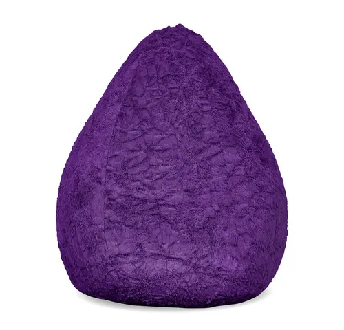 Lumaland Sitzsack Luxury Fluffy in lila von Lumaland